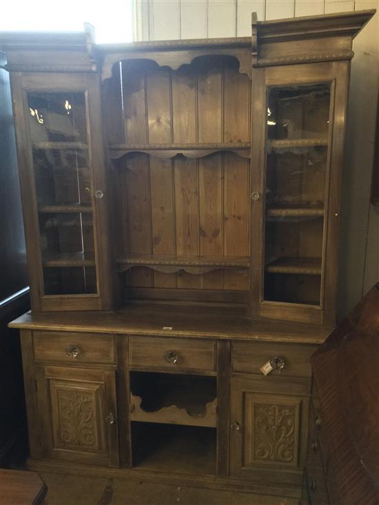 Beech & pine dresser(-)